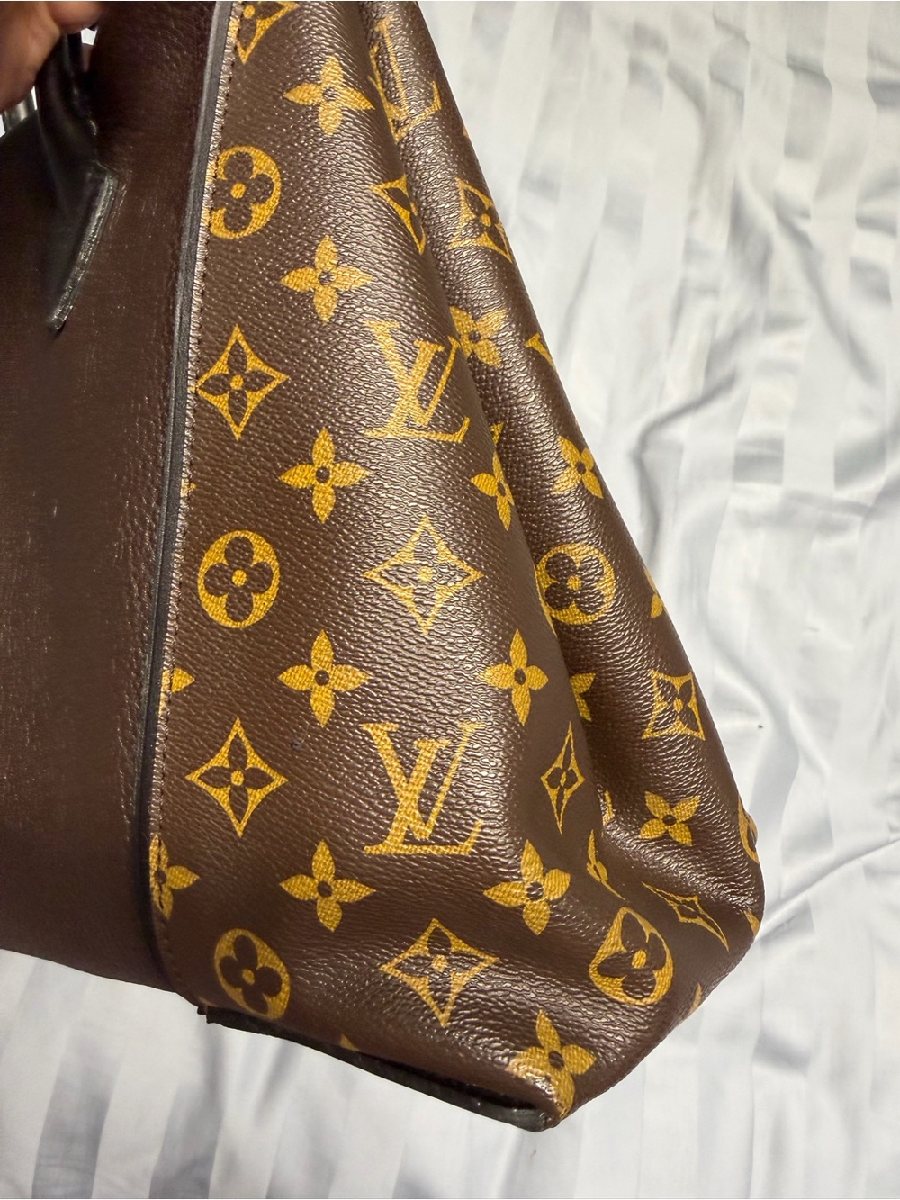 Louis Vuitton W Tote PM Brown Canvas/Leather - Picture 6 of 16
